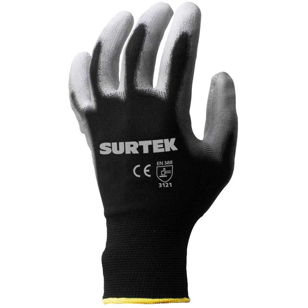 Guantes de nailon con recubrimiento de poliuretano G Surtek