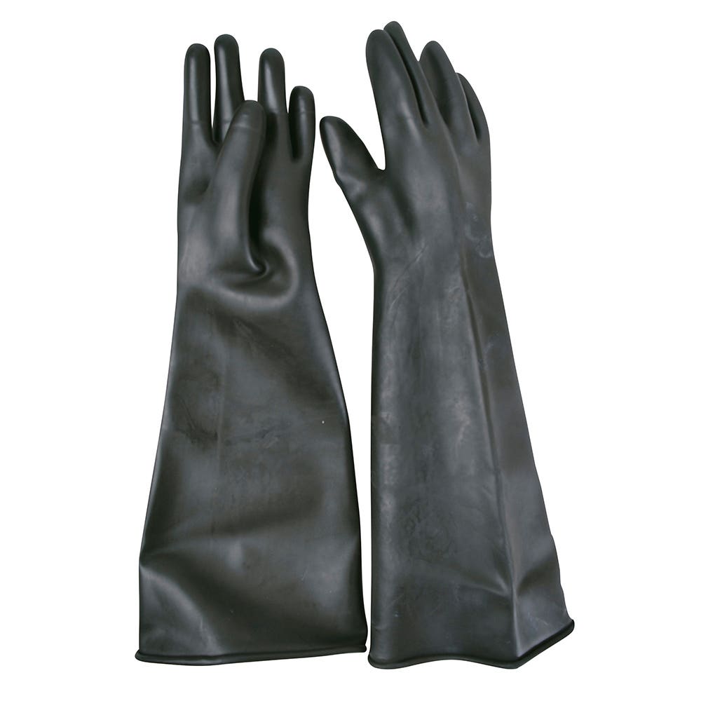 [137398] Guantes largos de látex M Surtek