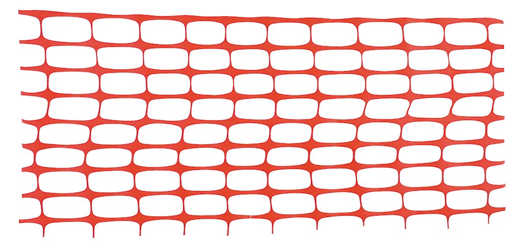 Malla para construcción de polietileno de alta densidad de 1.2 por 30.5 m Surtek