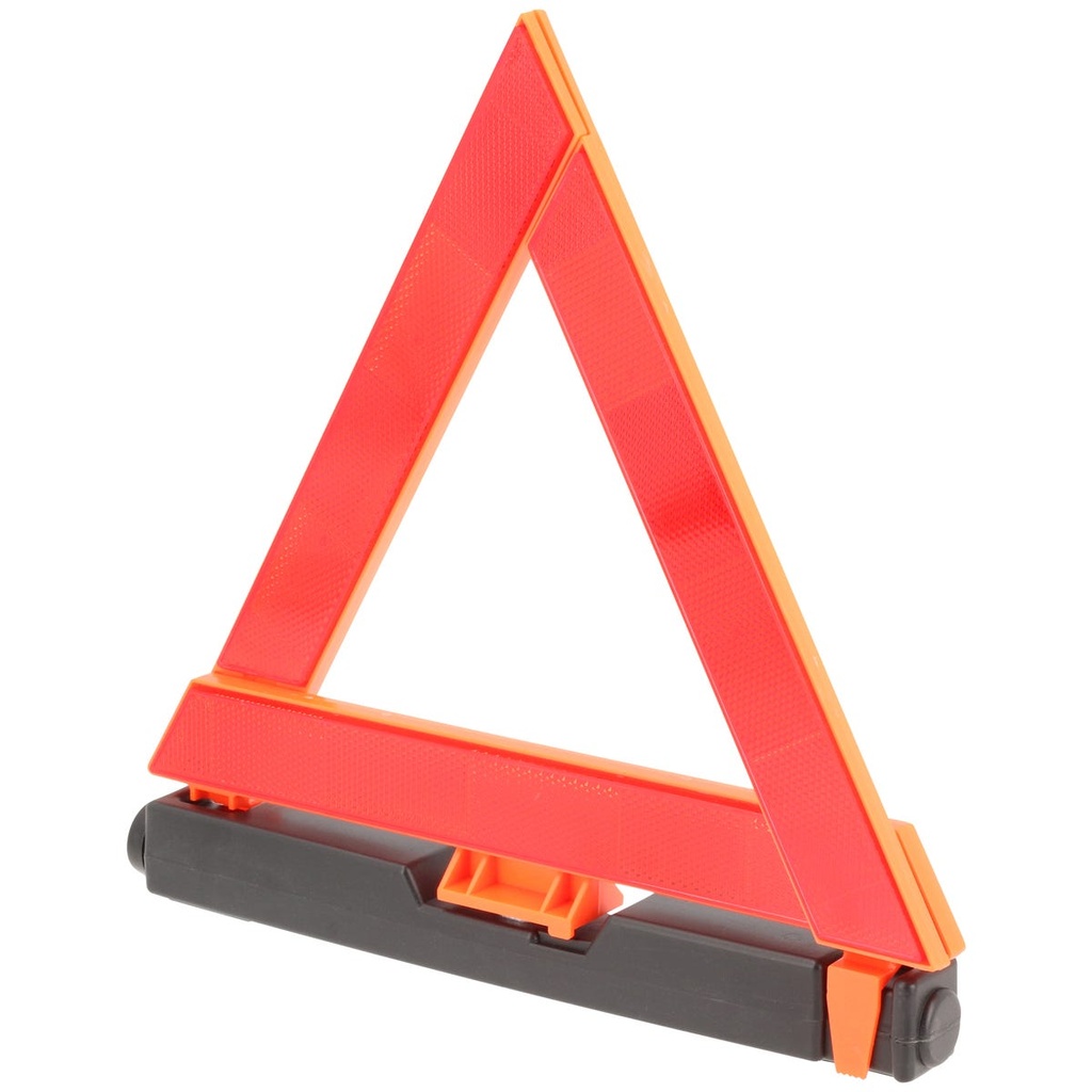Triángulo reflejante de emergencia con base con arena, 11-1/2" Surtek