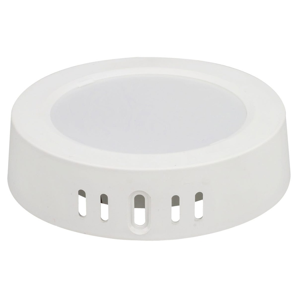 Luminario de LED de sobreponer redondo 6 W, luz de día Surtek