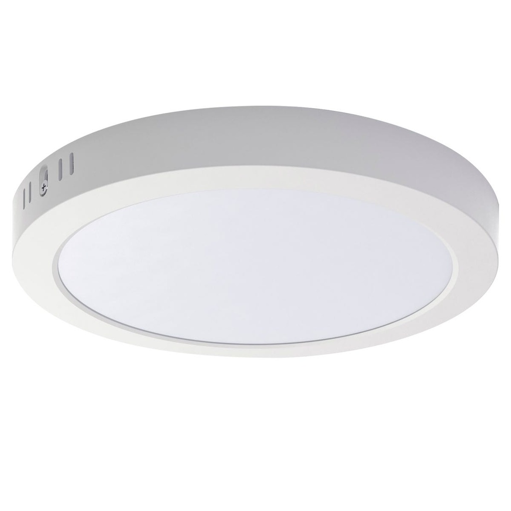 Luminario de LED de sobreponer redondo 12 W, luz de día Surtek