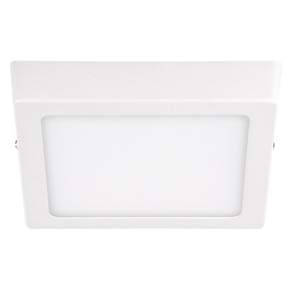 Luminario de LED de sobreponer cuadrado 12 W, luz fría Surtek
