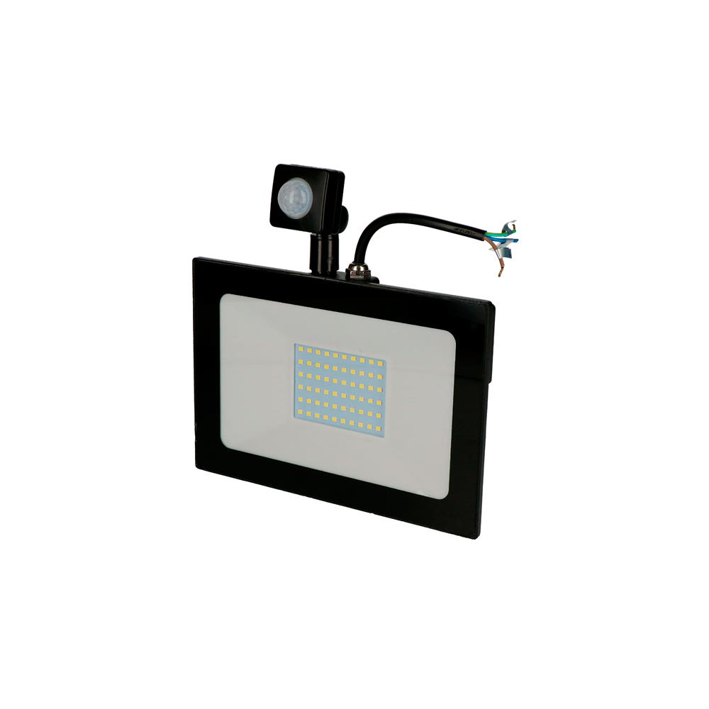 Reflector de LED SMD delgado con sensor 50 W de 4,000 lm Surtek
