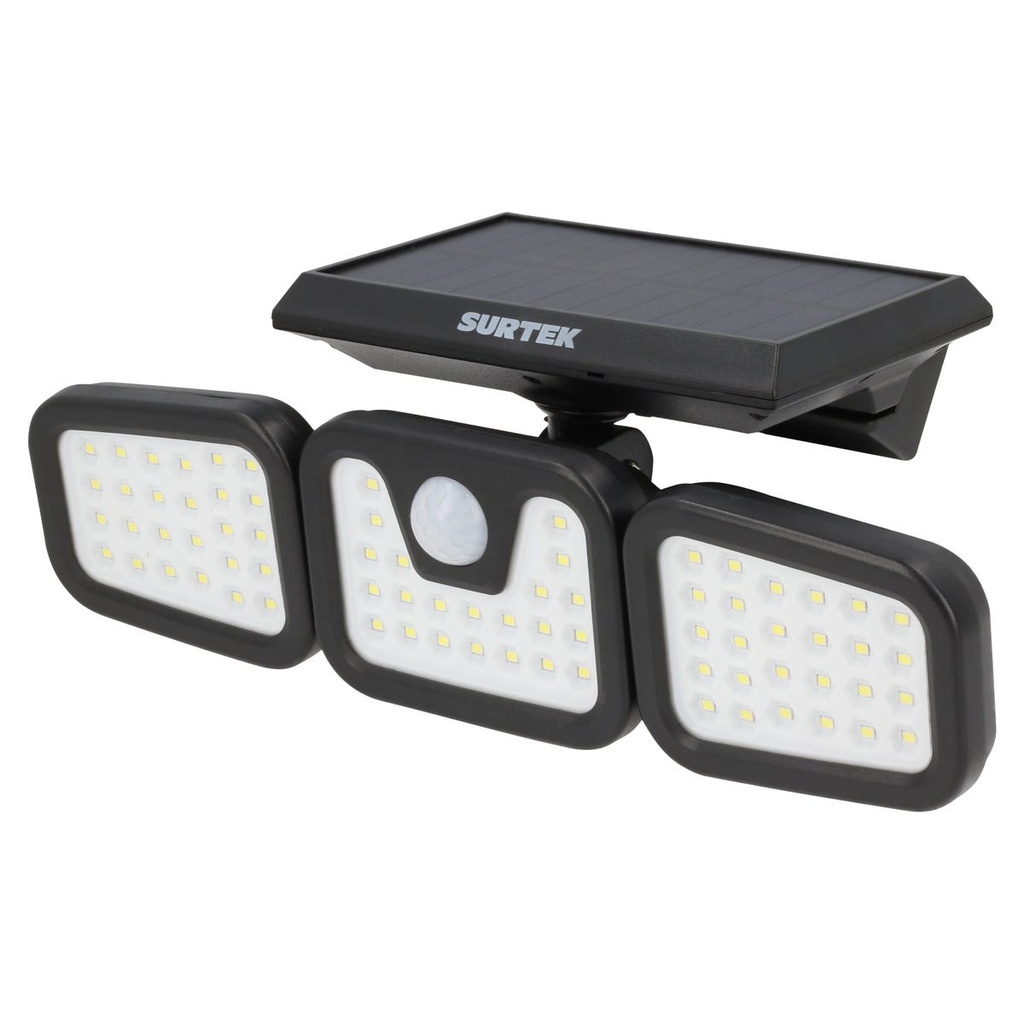 Luminario de LED solar con sensor de 500 lm Surtek