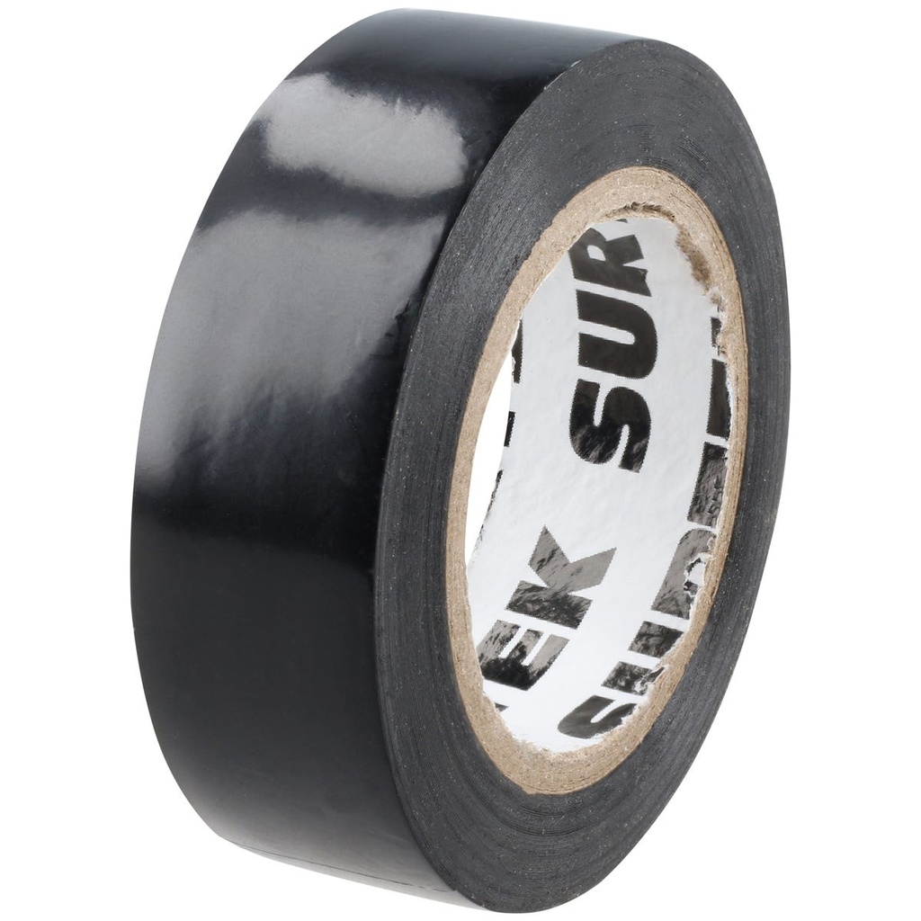 Cinta negra para aislar 19 mm x 9 m Surtek
