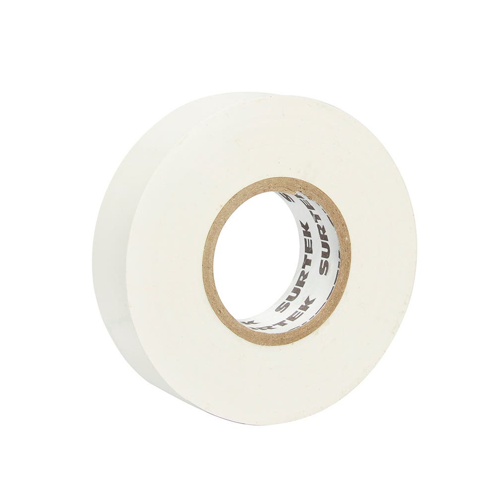 Cinta blanca para aislar 19 mm x 18 m Surtek