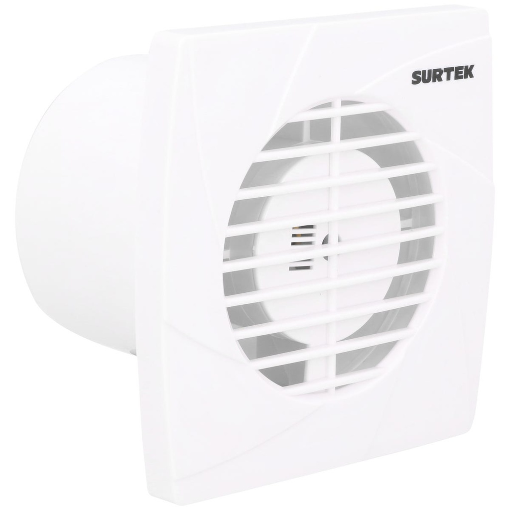 Extractor de aire domestico 4", 1.5m de alcance, 12 w, 44 m3/h, 40dB Surtek