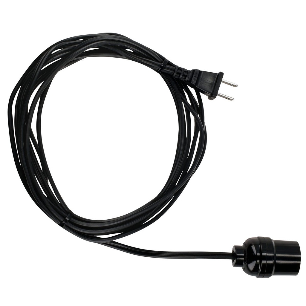 Portalámpara con cable de alimentación 2 x 18 6 m Surtek