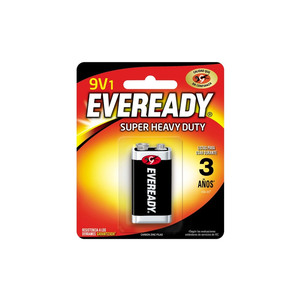 Pila alcalina Eveready® "9V" Surtek