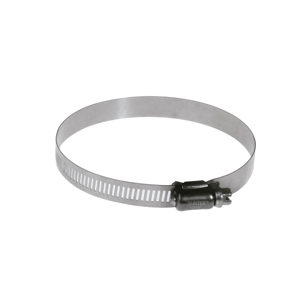 Abrazadera sin fin de acero inoxidable de 9/16" a 1-1/16" Surtek