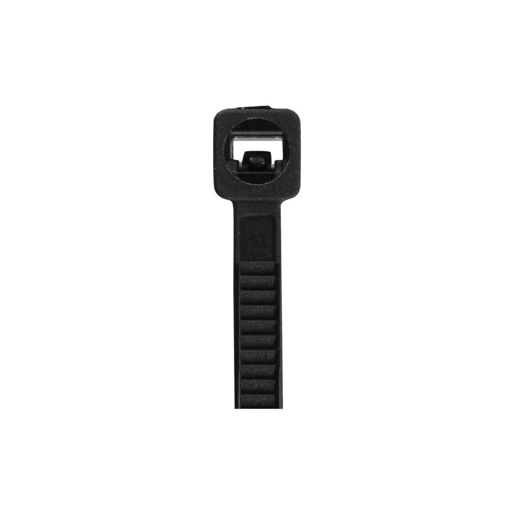 Cinchos plásticos 203 x 3.6 mm, tensión 18 kg de 50 piezas, color negro Surtek