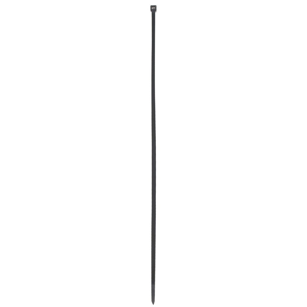 Cinchos plásticos 368 x 4.6 mm, tensión 22 kg de 25 piezas, color negro Surtek