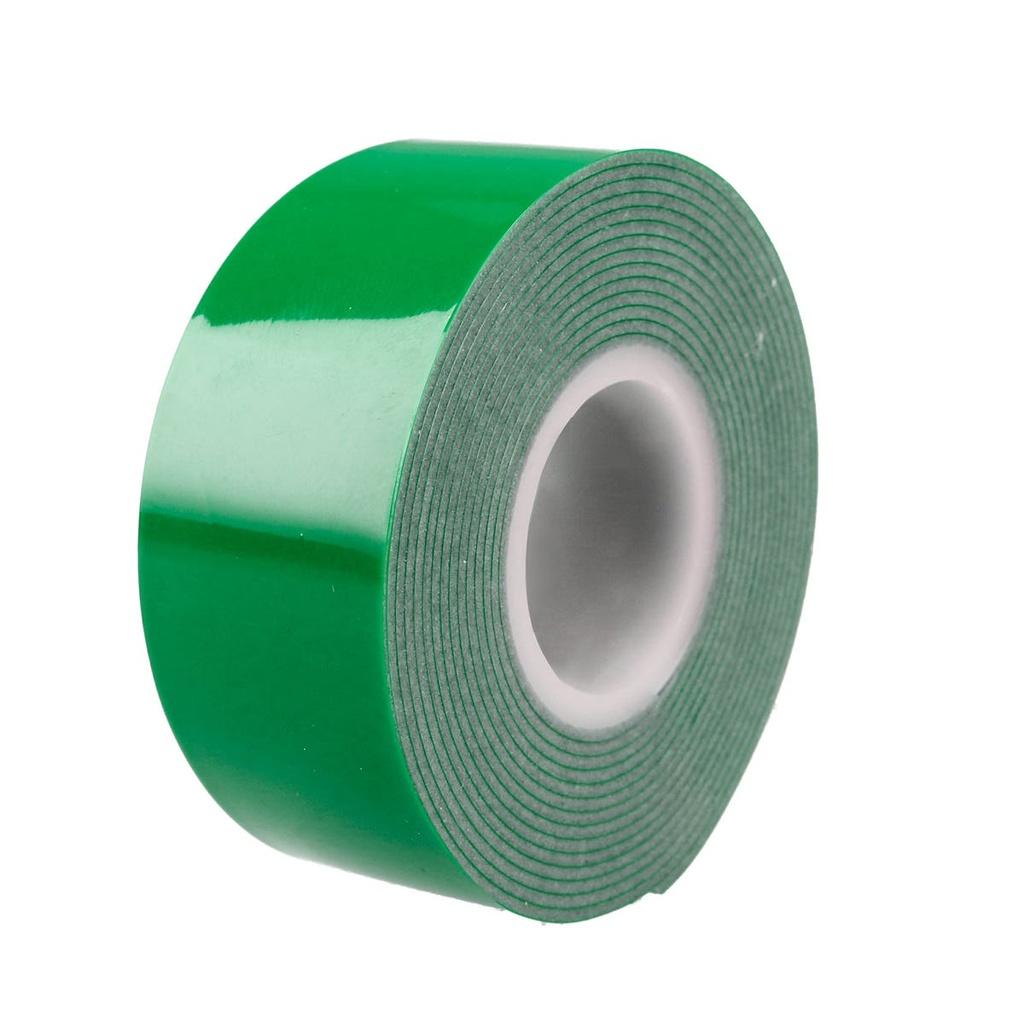 Cinta transparente doble cara, 25 mm x 2 m, en blíster Surtek