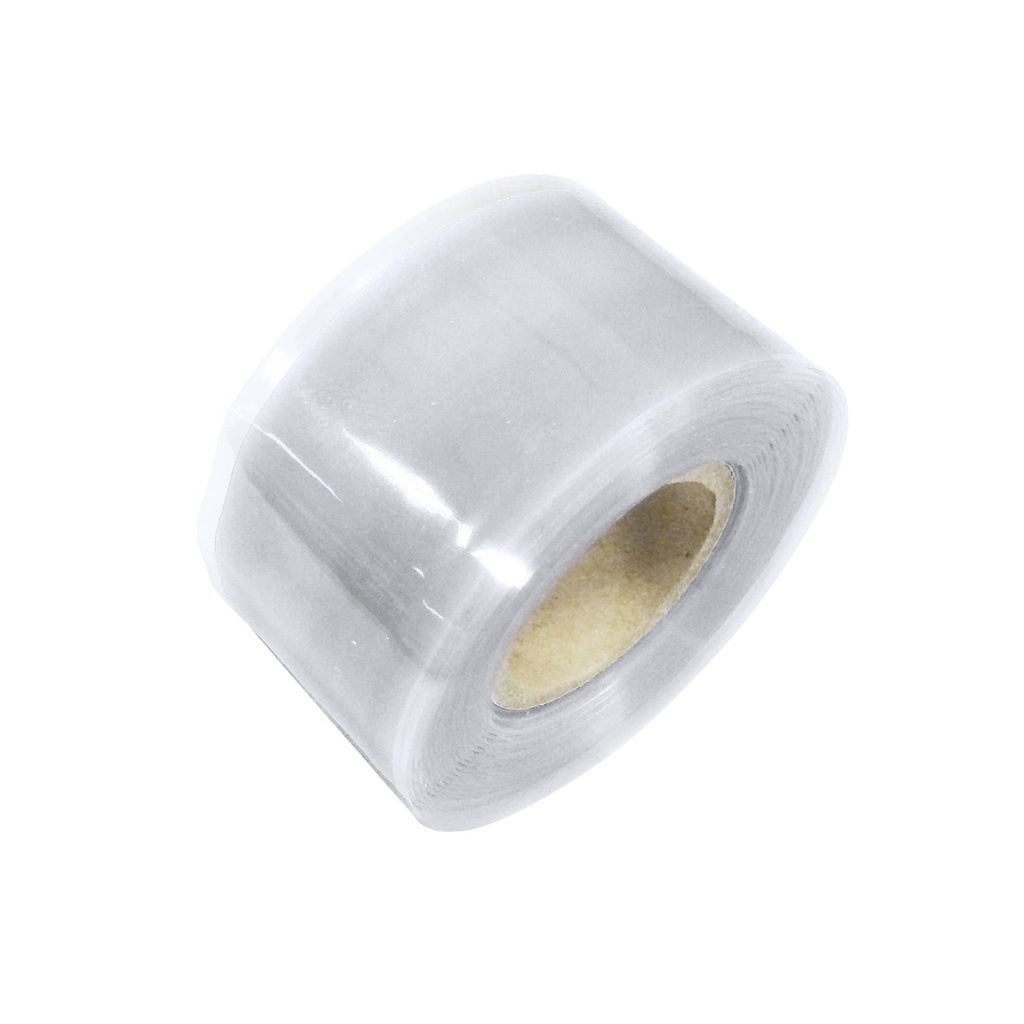 Cinta transparente de silicón de autofusión 25 mm x 3 m, en blíster Urrea