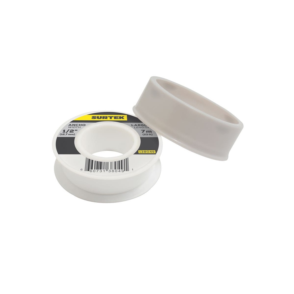 Cinta sella roscas para alta temperatura 13 mm x 7 m Surtek