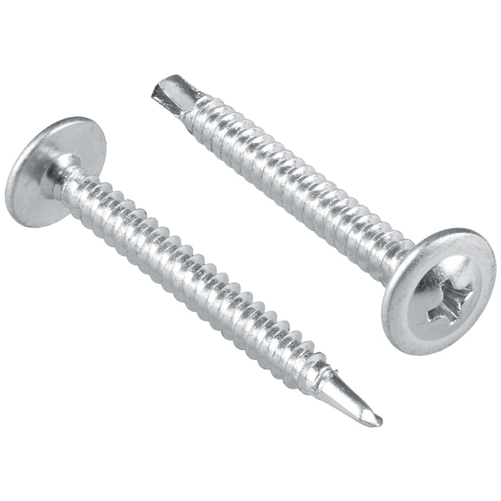 Pija cabeza de cruz punta de broca 1-1/2" x #8, 100 piezas Surtek