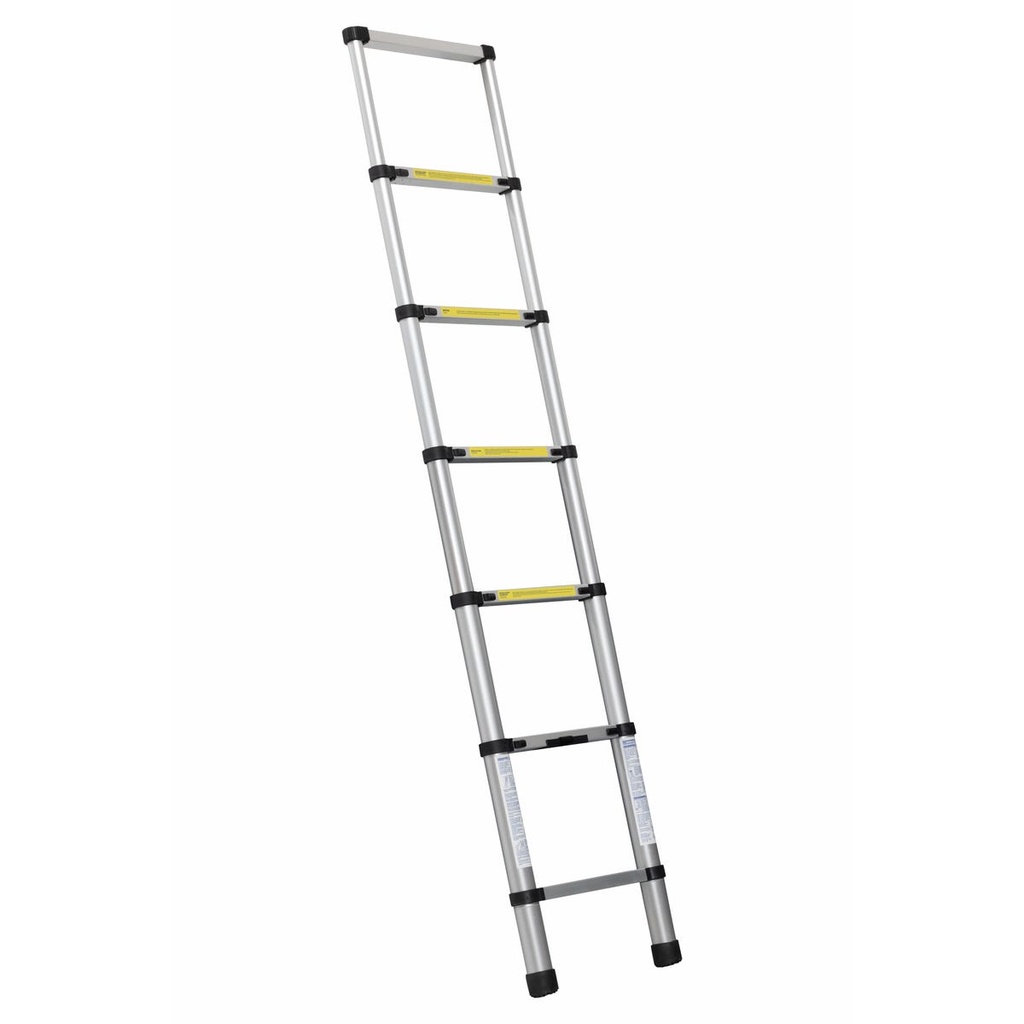 Escalera telescopica de aluminio con 7 peldaños Surtek