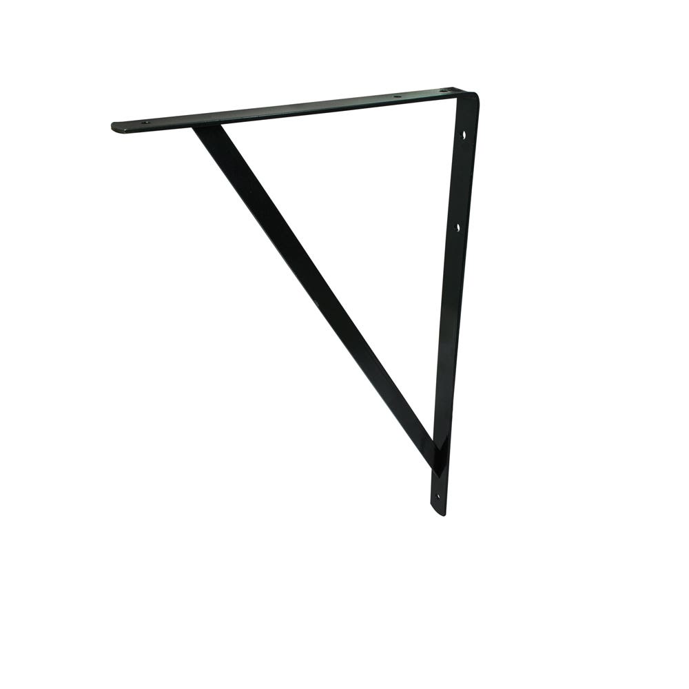 Ménsula con soporte color negro 10 x 16" Surtek