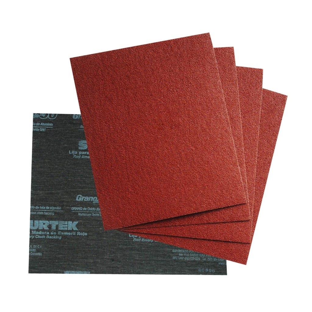 [LER120] Lija roja para esmeril, grano 120 Surtek