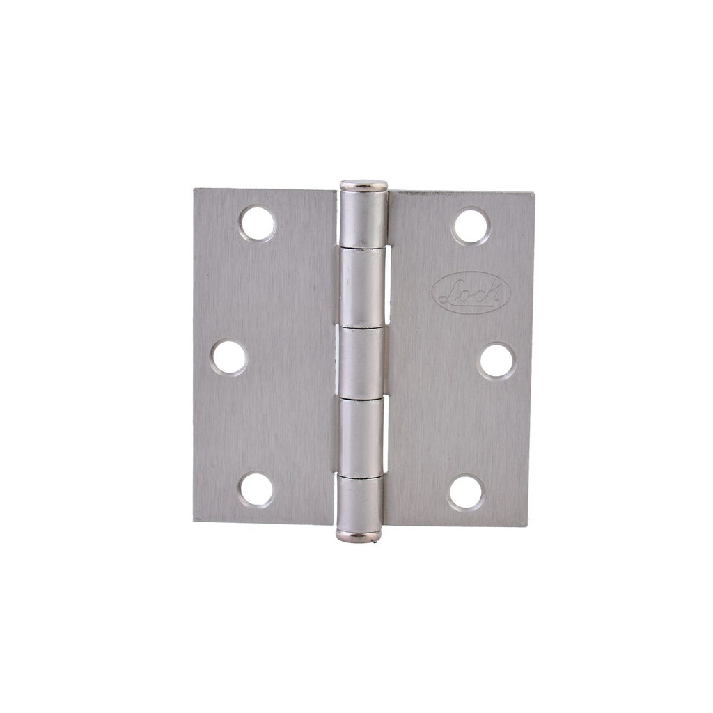 Bisagra cuadrada perno suelto de acero níquel satinado 2" x 2" Lock