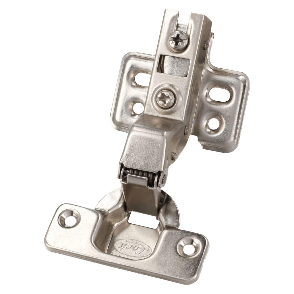 Bisagra acodada bidimensional 35 mm, cierre suave Lock