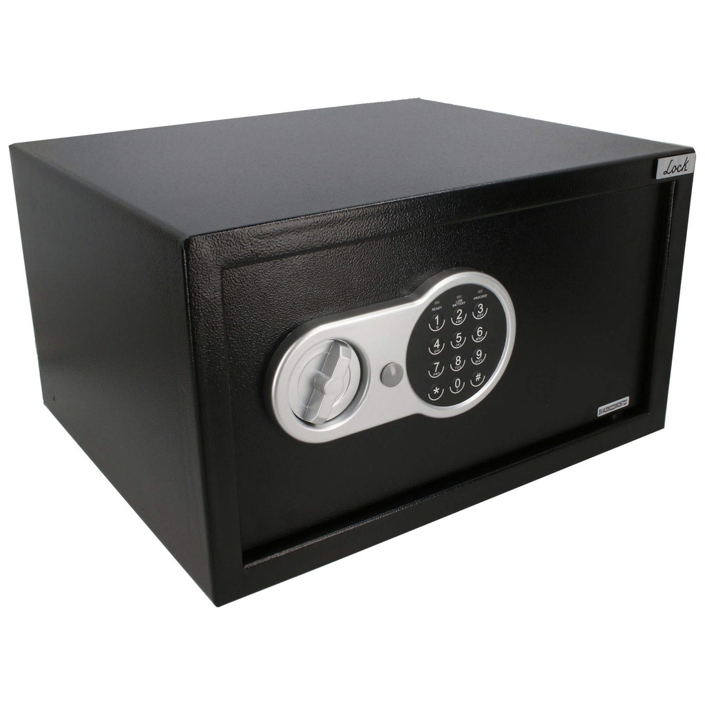 [41CFU] Caja fuerte metálica grande 41 cm, para laptop Lock