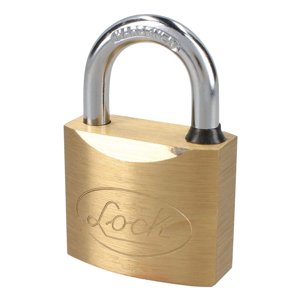 Candado de latón corto 40 mm, llave bancaria Lock