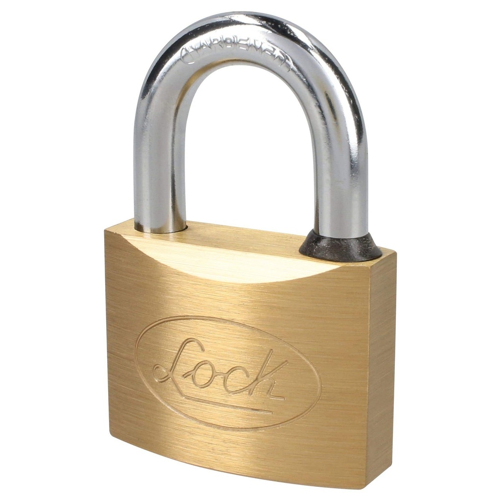 Candado de latón corto 50 mm, llave de puntos Lock