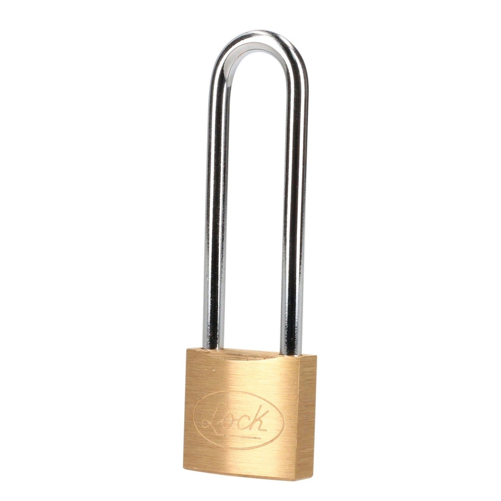 Candado de latón extra largo 30 mm, llave estándar Lock