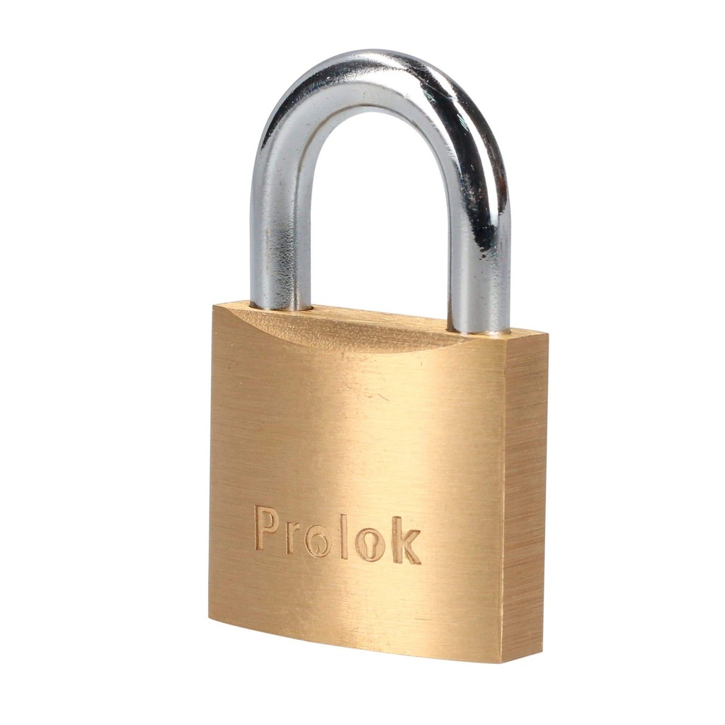 Candado de latón sólido corto 30 mm, llave estándar Prolok