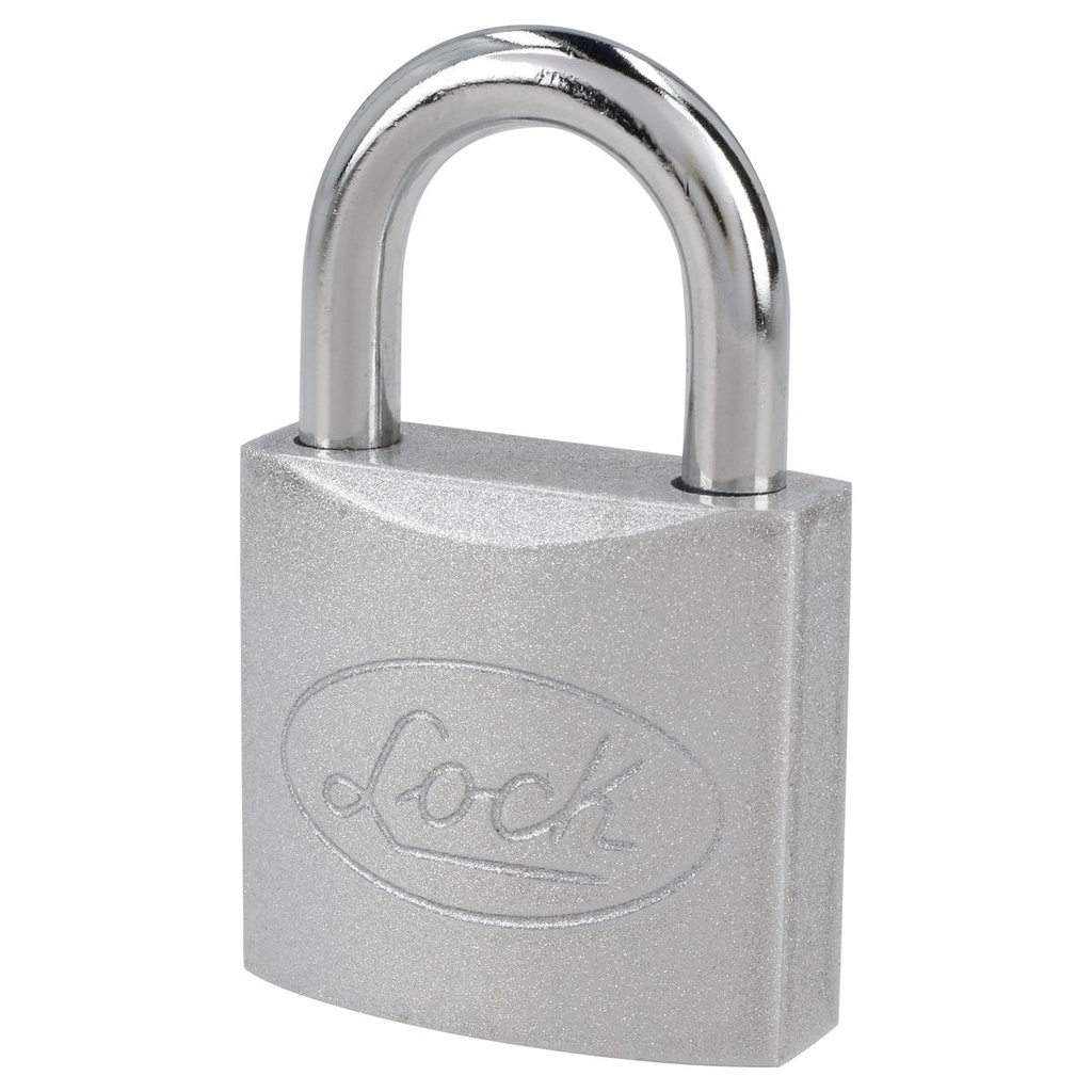 Candado de acero corto 38 mm, llave estándar Lock