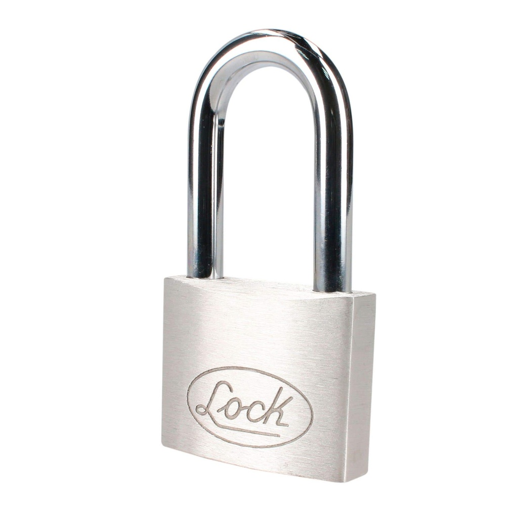 Candado de acero largo 50 mm, llave estándar Lock