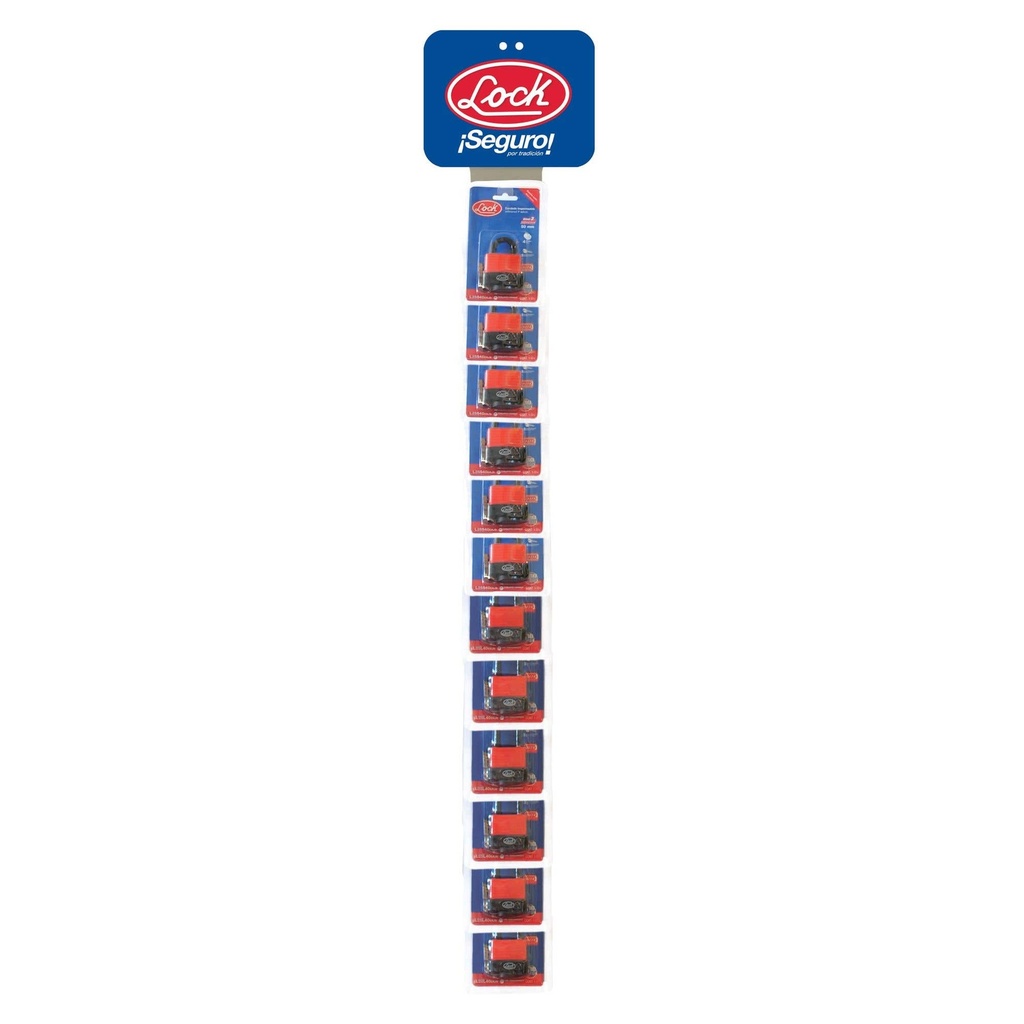Tira de impulso con candados impermeables llave estándar 8 x 100 cm, 13 piezas Lock