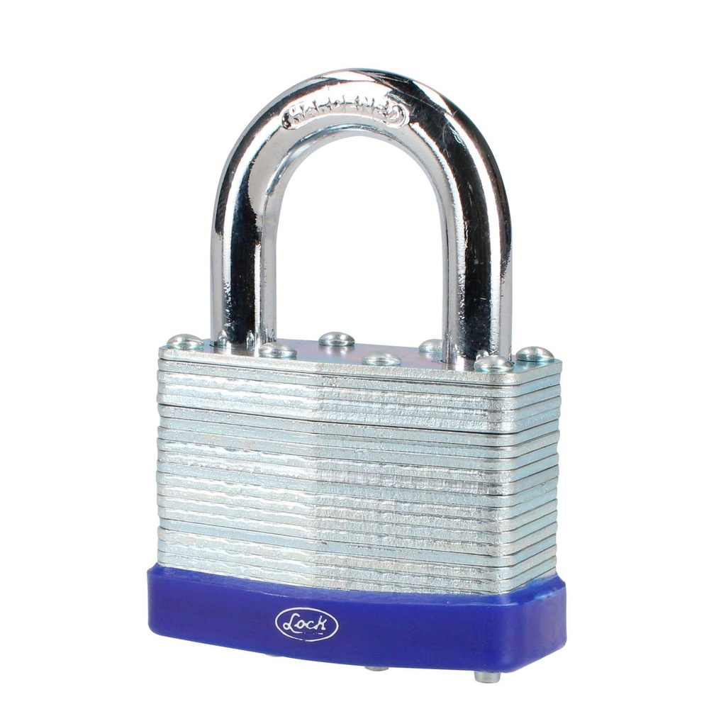 Candado laminado corto 50 mm, llave estándar Lock