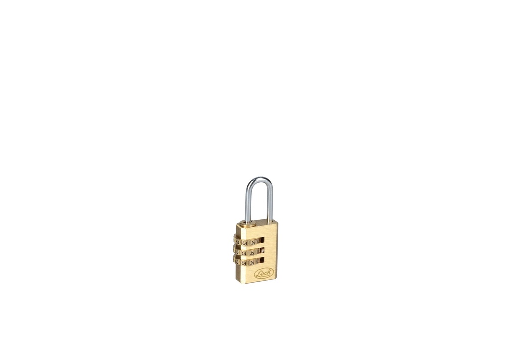 Candado de combinación programable para maleta, latón, 20 mm Lock