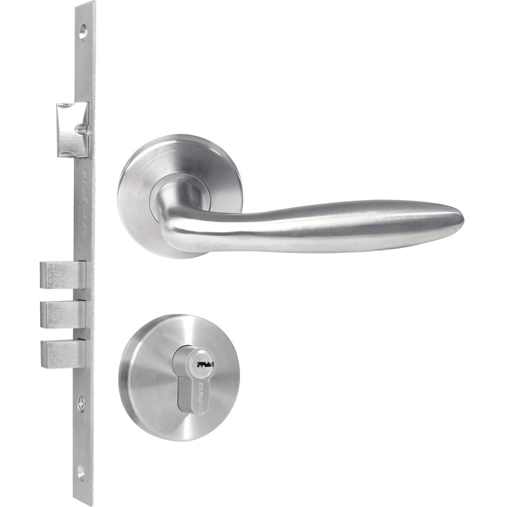 Manija Toscana para entrada función doble, mecanismo embutir, en caja Proforza