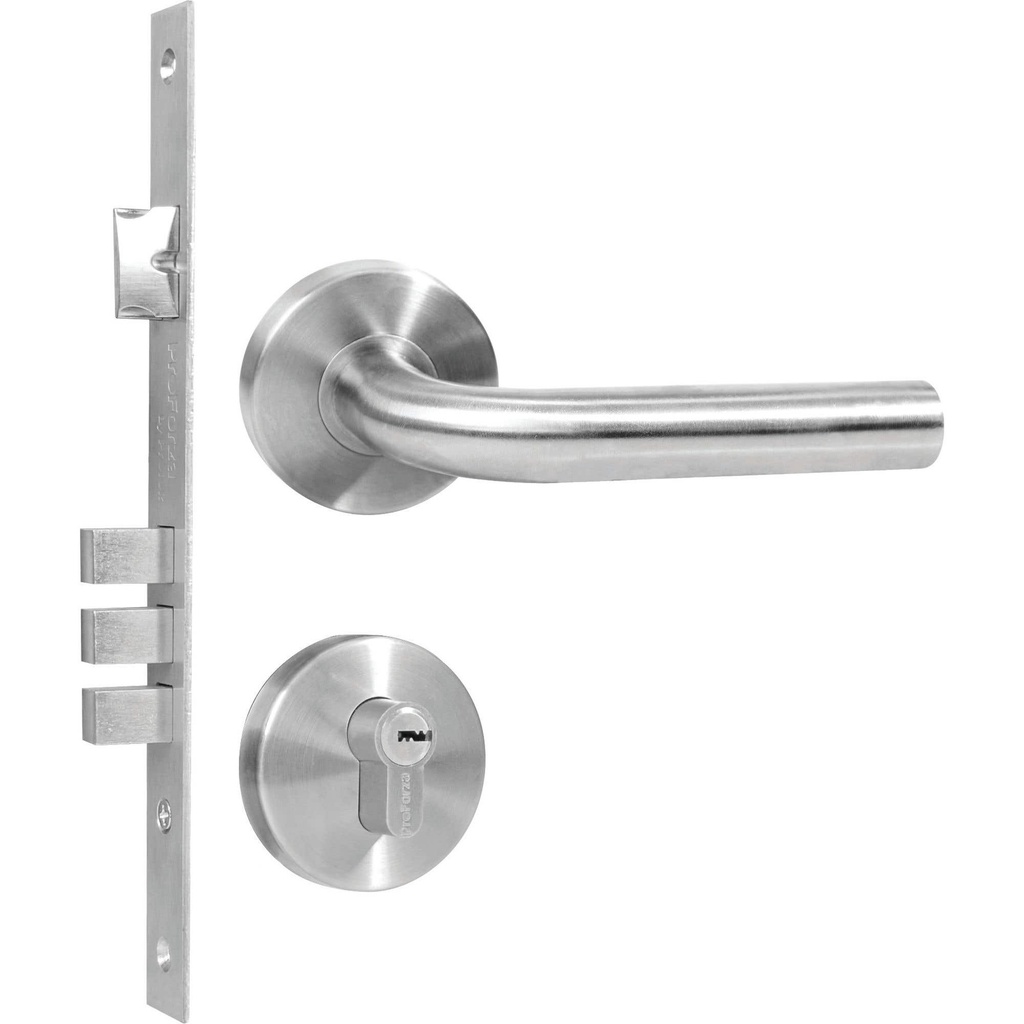 Manija Calabria para entrada función sencilla, mecanismo embutir, en caja Proforza