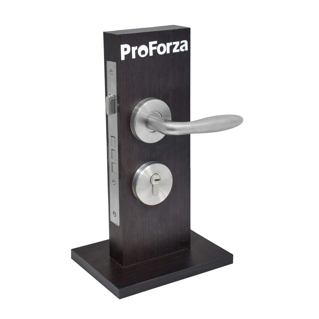 Exhibidor para mostrador con cerradura Toscana de embutir Proforza