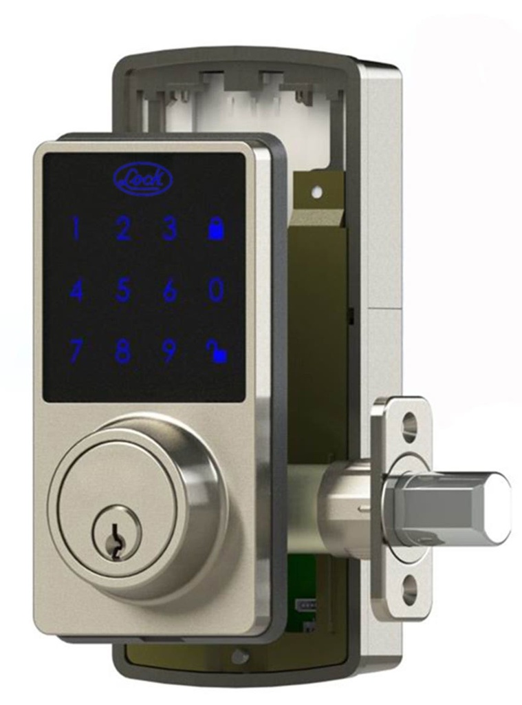 Cerrojo digital panel touch, llave estándar Lock