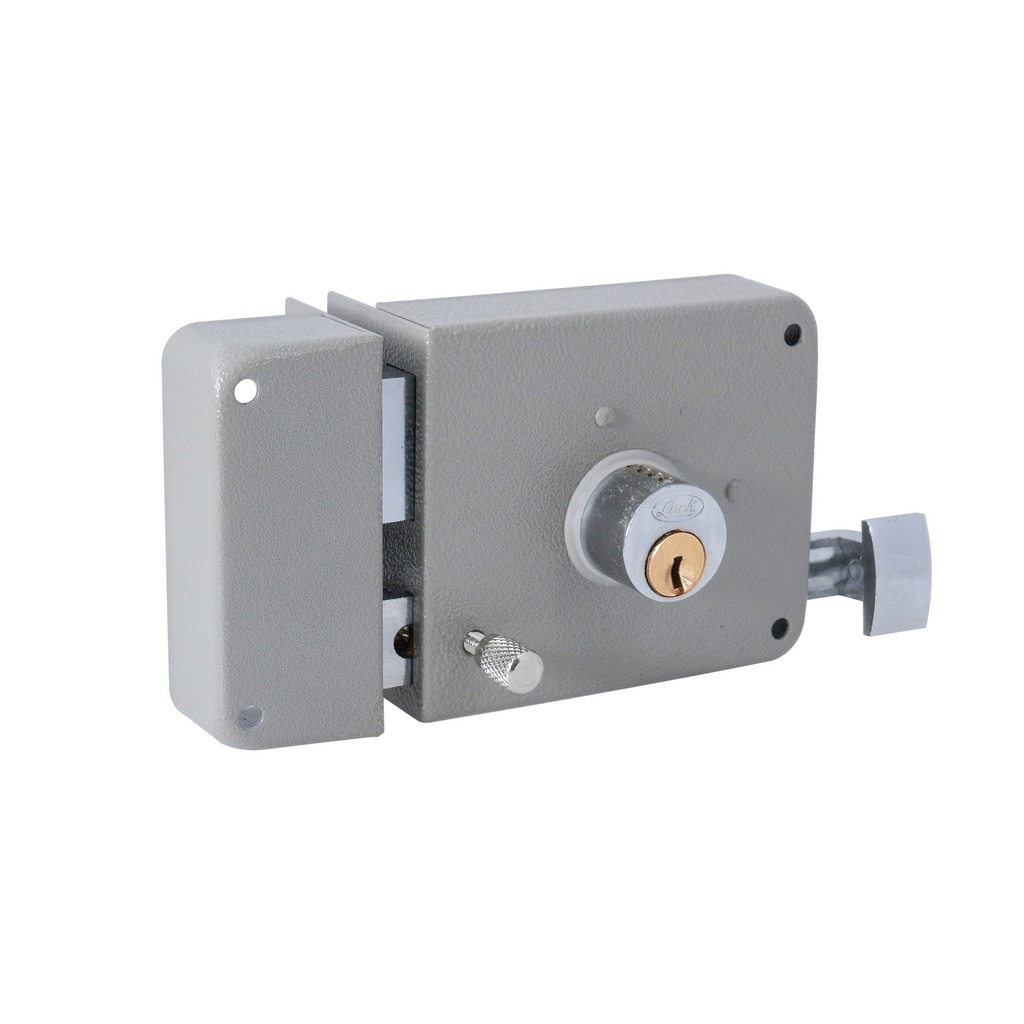 Cerradura de sobreponer función instala fácil, derecha, llave estándar, en caja Lock