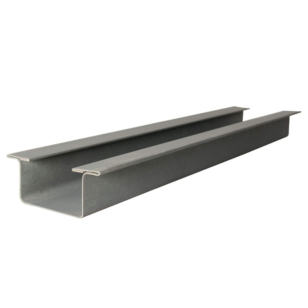 [RIALT2] Riel tipo TT para clóset 2 m, de aluminio Lock