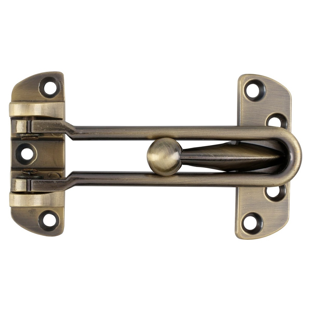 Pasador de seguridad para puerta abatible acabado latón antiguo Lock