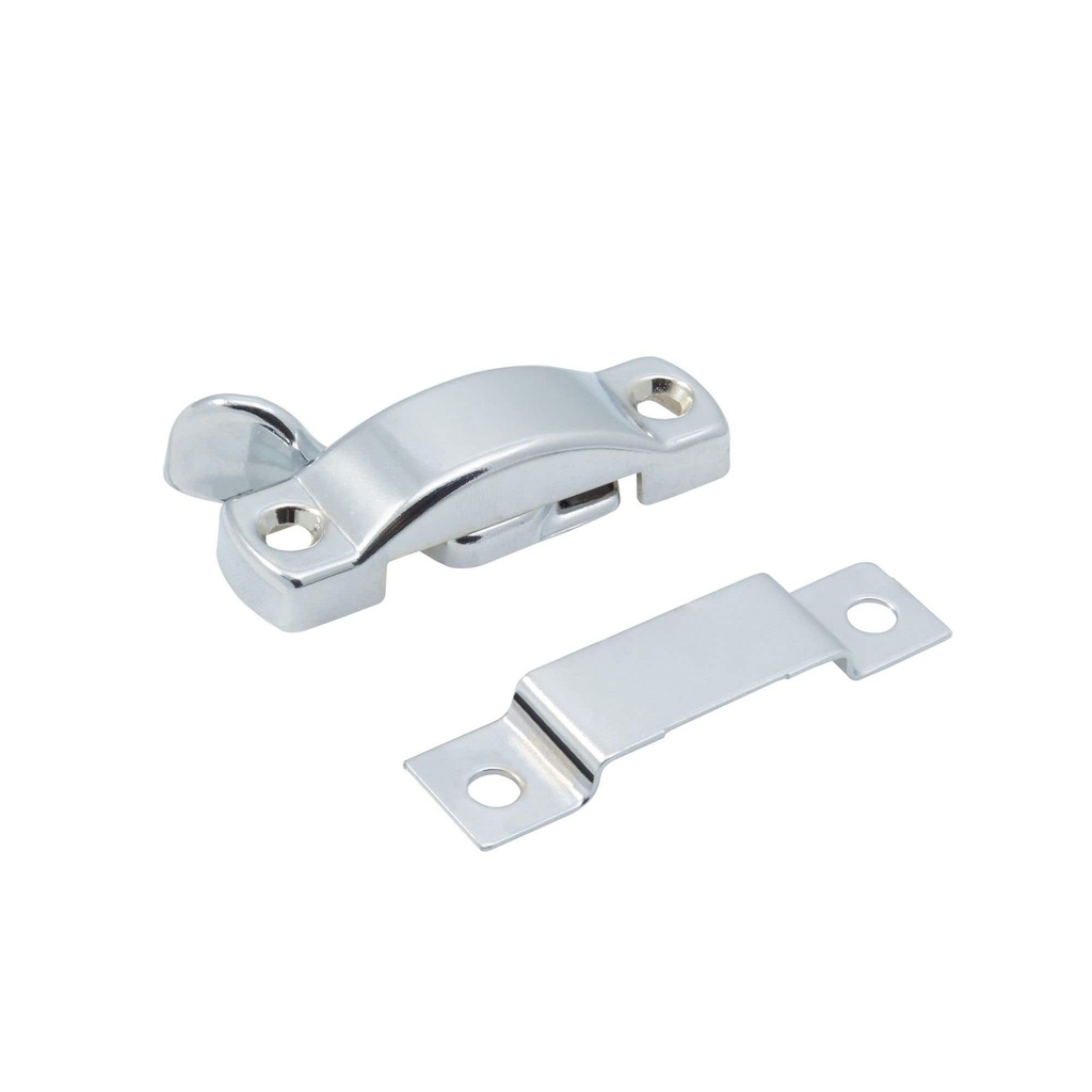 Pasador para ventana con contra, cromada Lock
