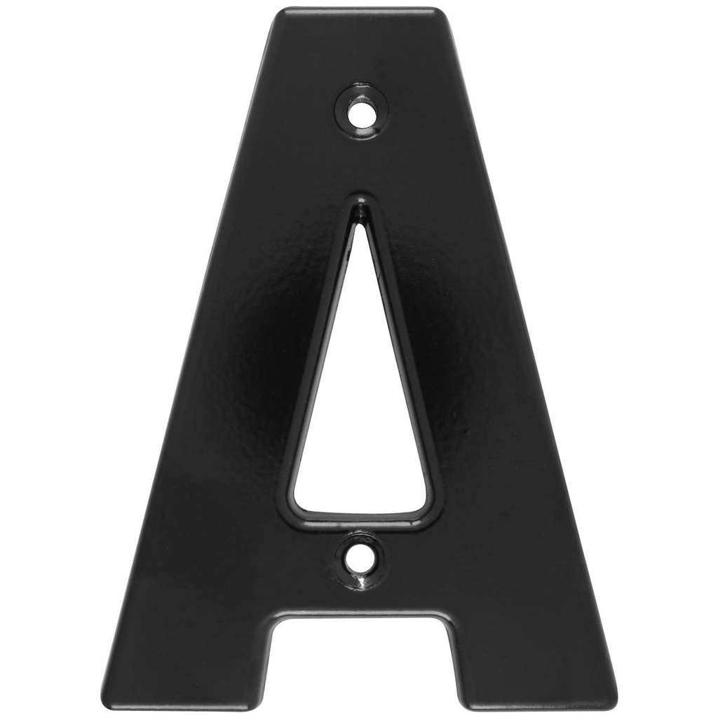 Letra A bold 4" negro Lock