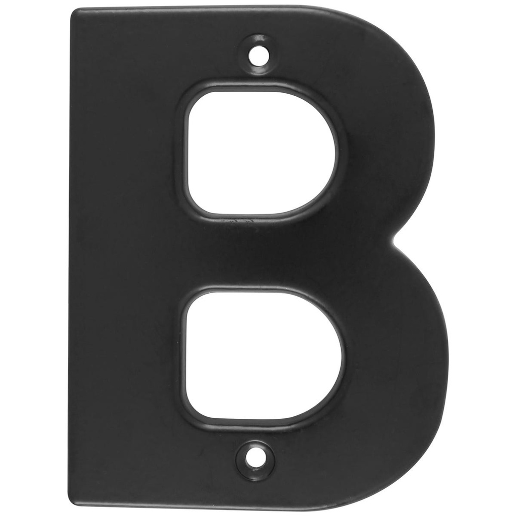 Letra B bold 4" negro Lock