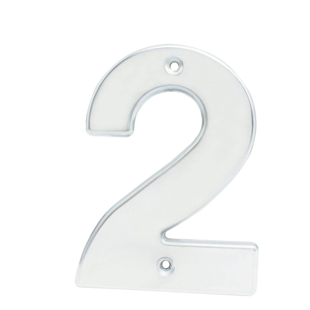 Número 2 bold 4" níquel satinado Lock