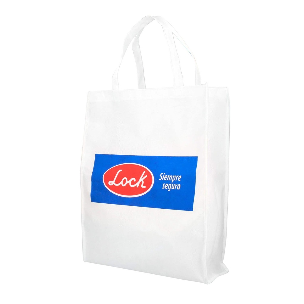 Paquete de bolsas ecológicas reutilizables 40 cm x 50 cm x 14 cm, 50 piezas Lock