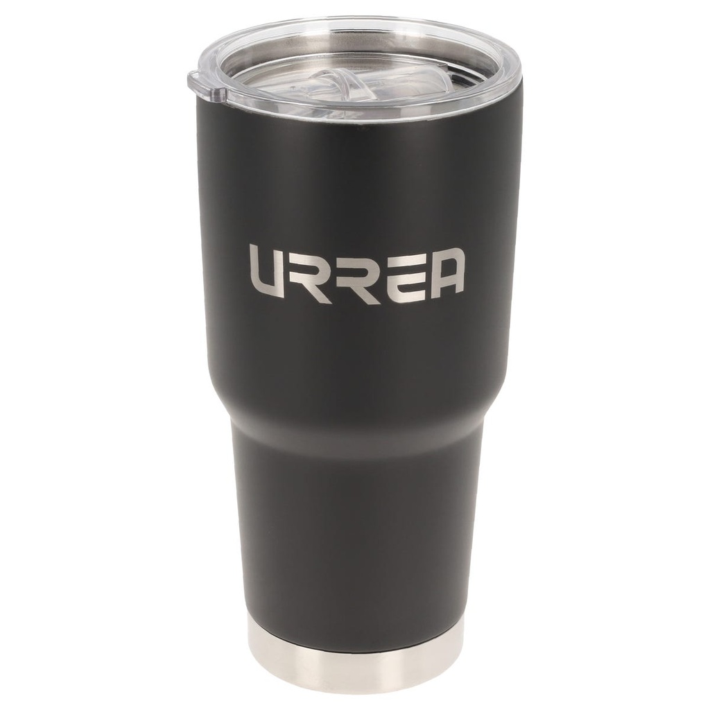 Termo de acero inoxidable negro 850 ml Urrea