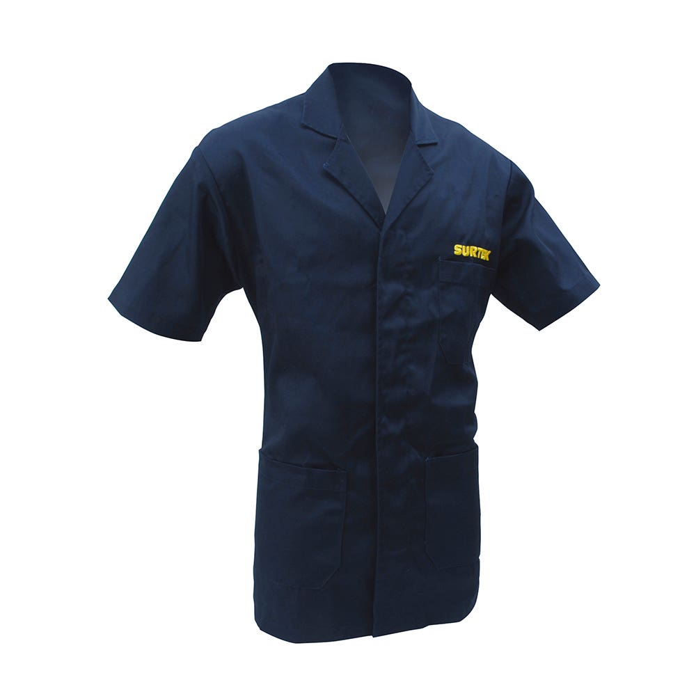 Bata color azul talla EG Surtek